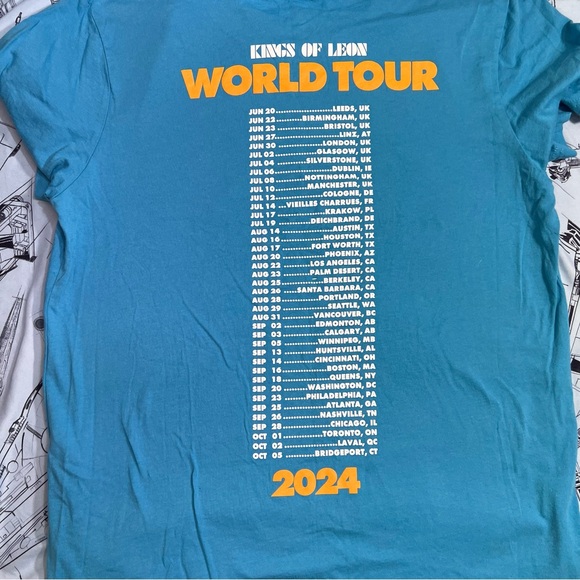 Kings of Leon 2024 World Tour Tee - Picture 5 of 8